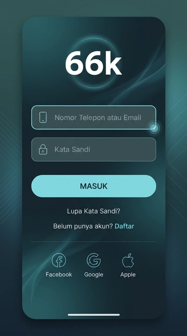 Masuk Akun 66k untuk Pengguna Android