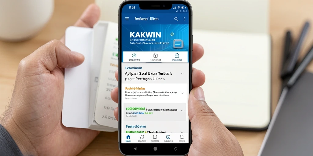 Tampilan antarmuka KAKWIN yang intuitif dan menarik.