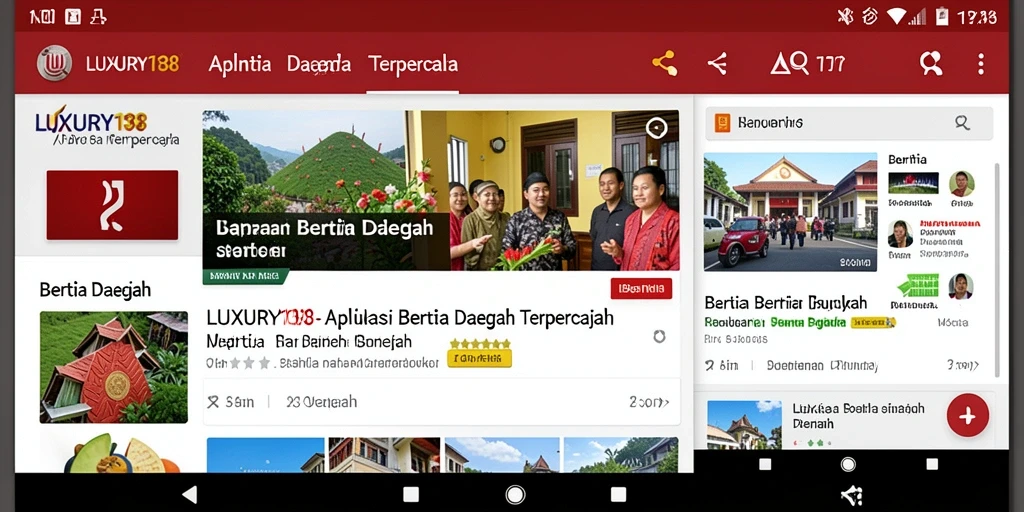 Tampilan antarmuka LUXURY138 untuk berita daerah.