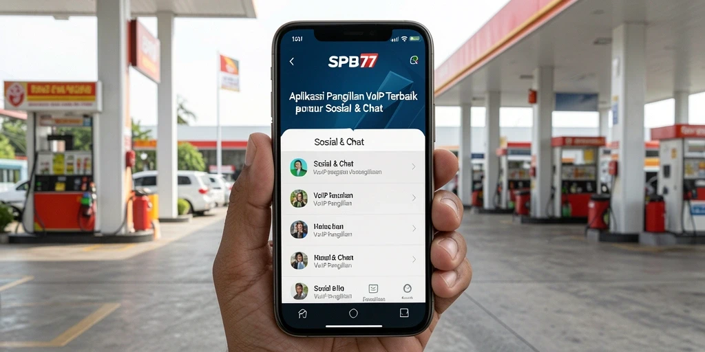 Tampilan antarmuka aplikasi SPBU77 yang modern dan user-friendly.