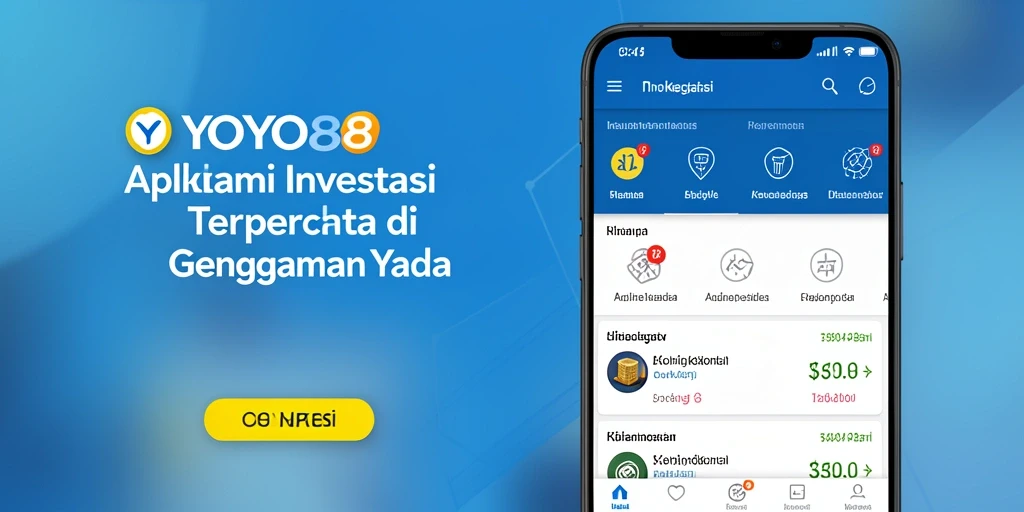 Tampilan aplikasi YOYO88 yang menawan dan fungsional untuk investasi.